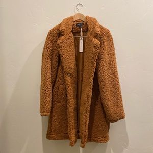 Love Tree Faux Fur Jacket